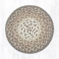 Capitol Importing Co 10 in. Natural Round Swatch Rug 46-776